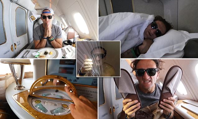 Vlogger Rekam Kenyamanan `First Class` Emirates Bertarif Rp320 Juta